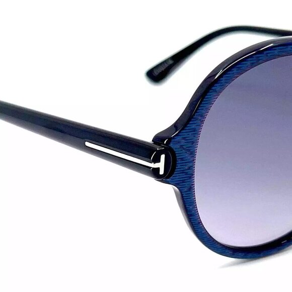 NWT Tom Ford FT0343 Purple Round 83mm Sunglasses main image 7